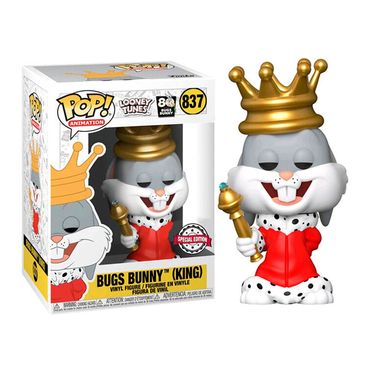 Looney Tunnes POP! 80th King Bugs Exclusive