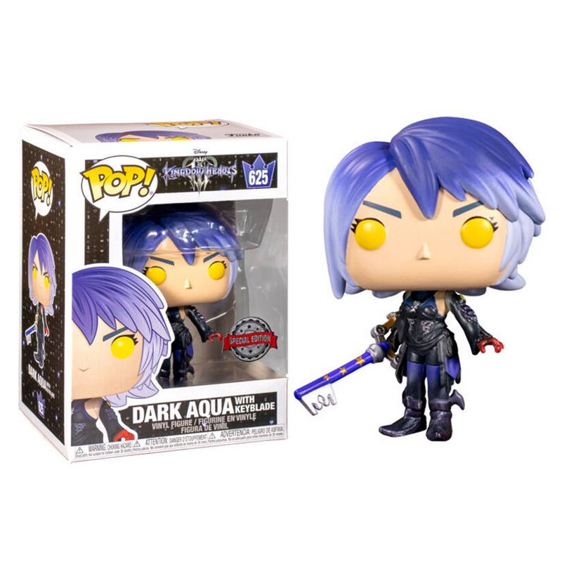 Kingdom Hearts 3 POP! Dark Aqua with Keyblade Excl.