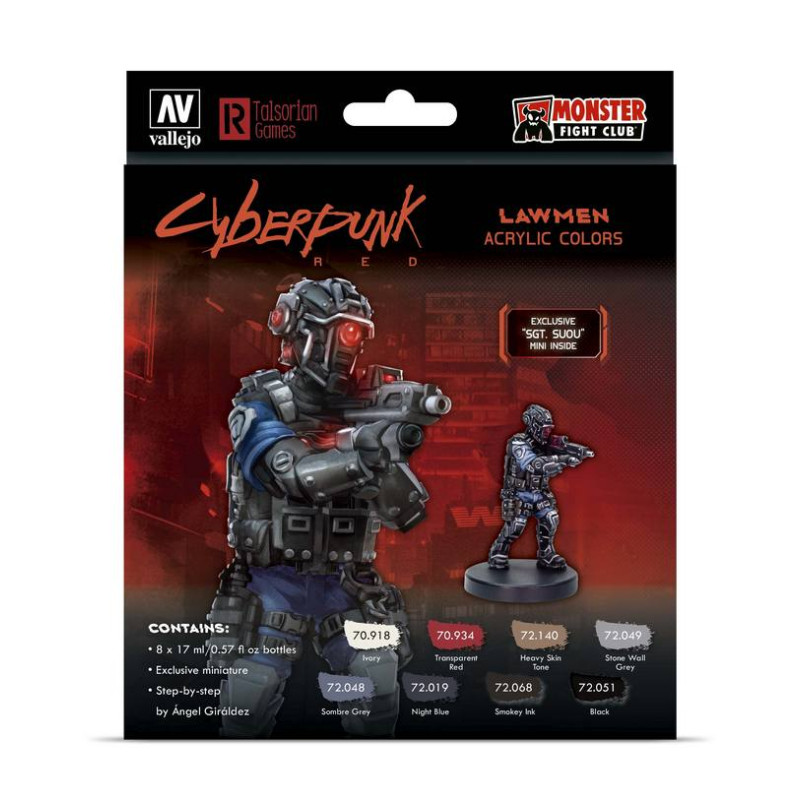 Cyberpunk: Lawmen (8) Figura Sgt. Suou