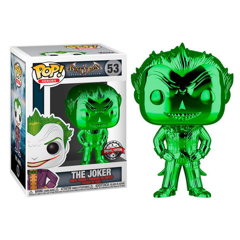 DC Comics POP! The Joker Green Chrome Exclusivo