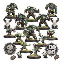 Blood Bowl Black Orc Team: Los Thunder Valley Greenskins