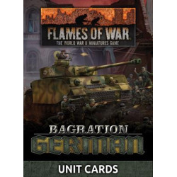 Bagration: German Unit Cards