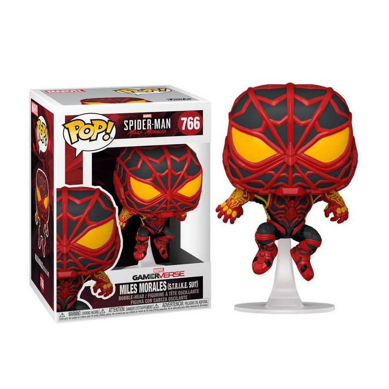 Marvel POP! Spiderman Miles Morales S.T.R.I.K.E. Suit