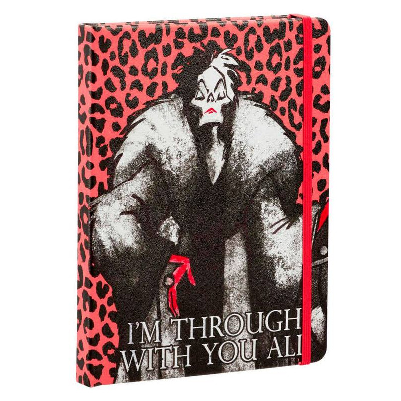 Cuaderno Cruela de Vil Villains Disney