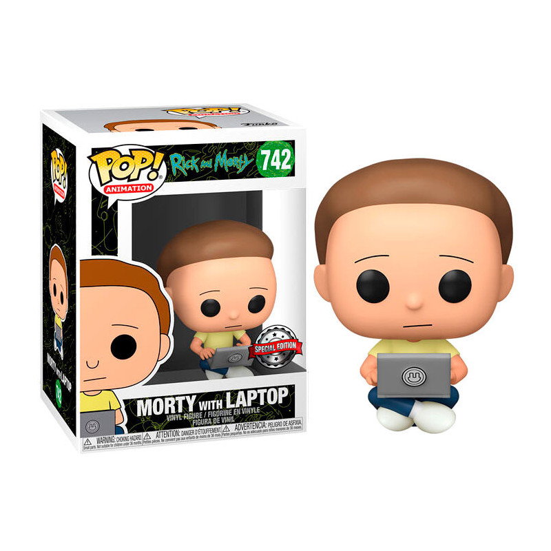 Rick & Morty POP! Morty with Laptop Exclusive