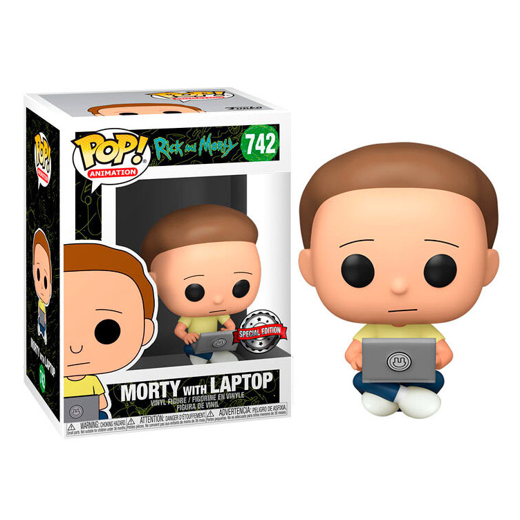 Rick & Morty POP! Morty with Laptop Exclusive