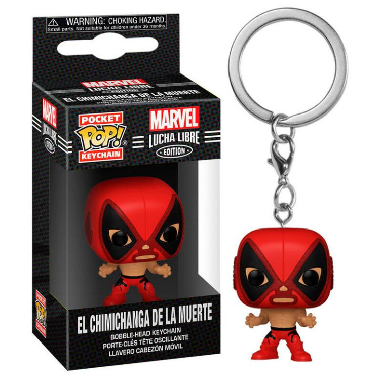 Marvel POP! Llavero Luchadores Deadpool La Chimiganga de la Muer