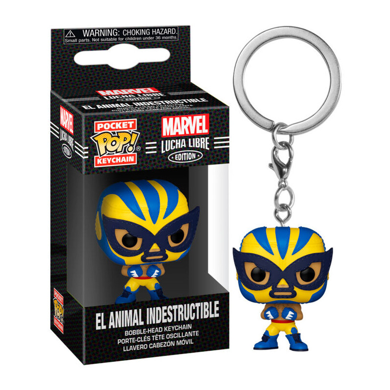 Marvel POP! Llavero Luchadores Wolverine El Animal Indestructibl