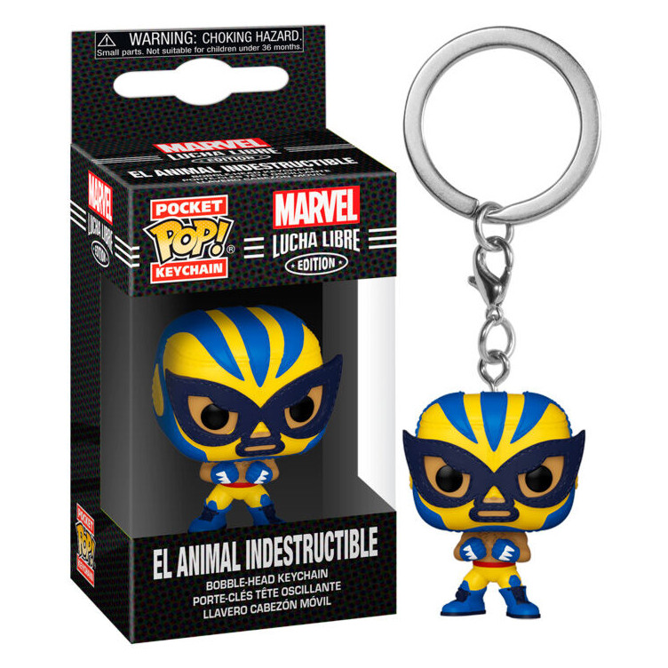 Marvel POP! Llavero Luchadores Wolverine El Animal Indestructibl