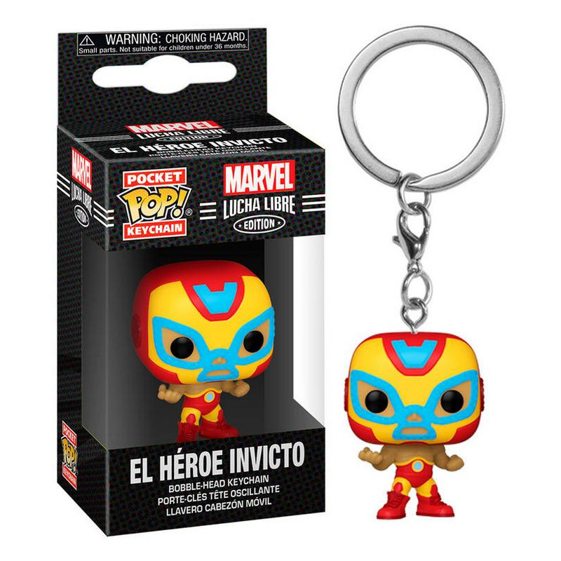 Marvel POP! Llavero Luchadores Iron Man El Heroe Invicto