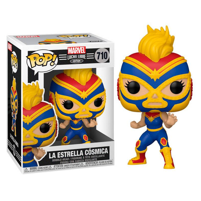 Marvel Comics POP! Luchadores Captain Marvel