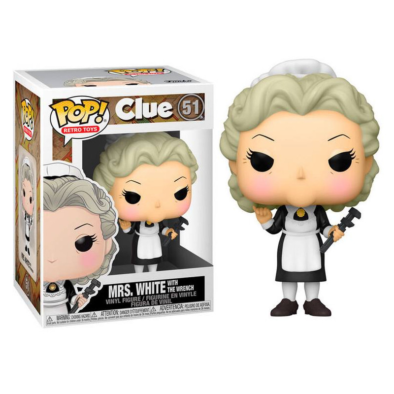 Cluedo POP! Mrs.White with Wrench