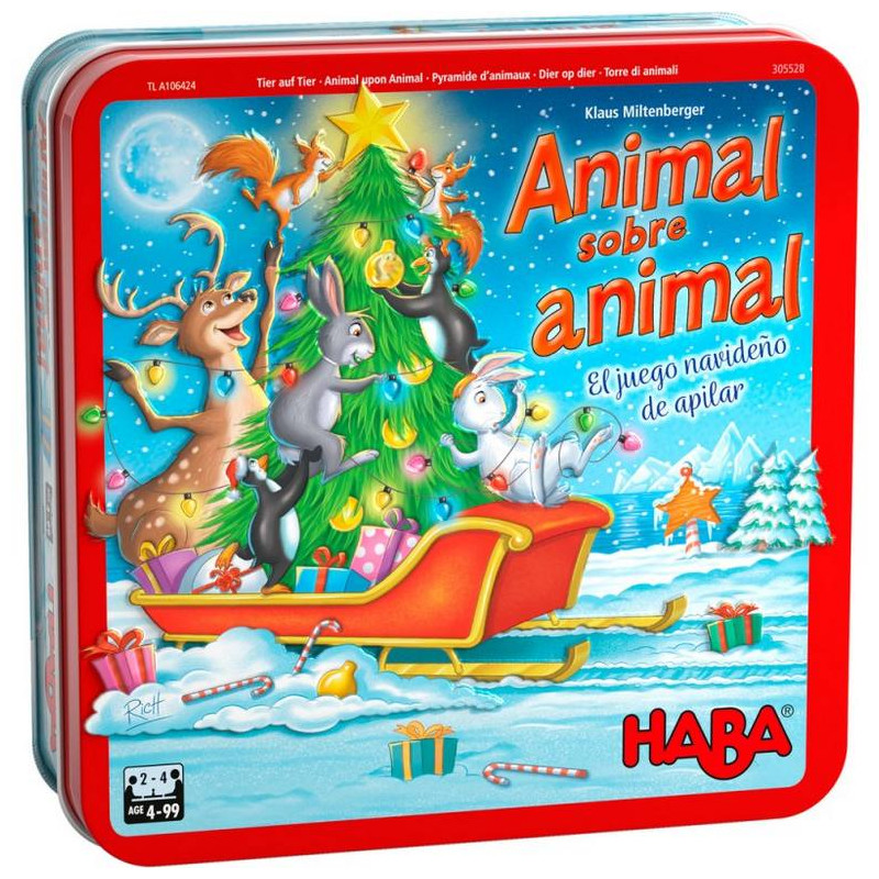 Animal sobre Animal: El juego Navideño de apilar