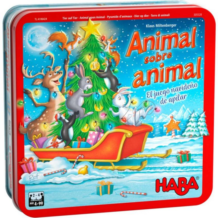 Animal sobre Animal: El juego Navideño de apilar