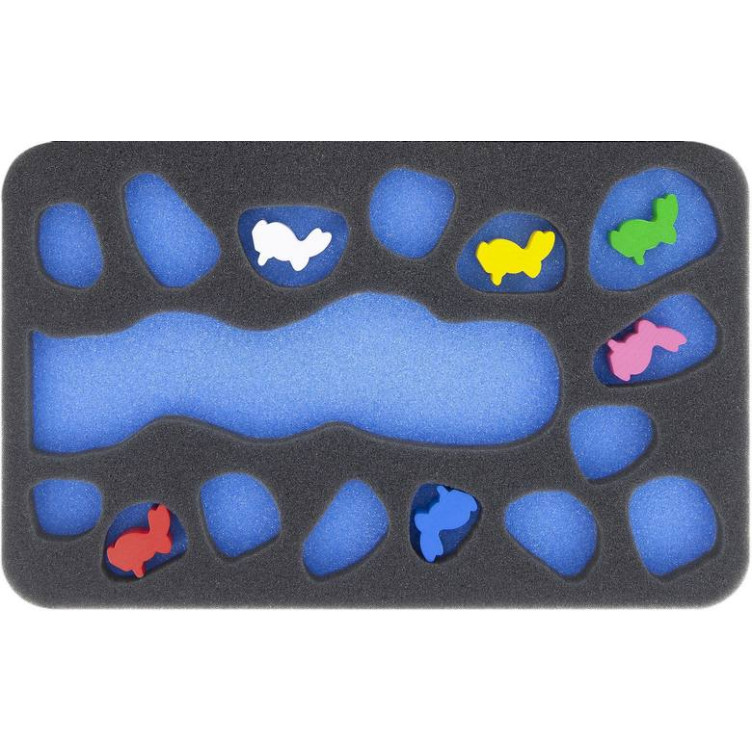 20 mm Half-size Foam tray with 16 compartments