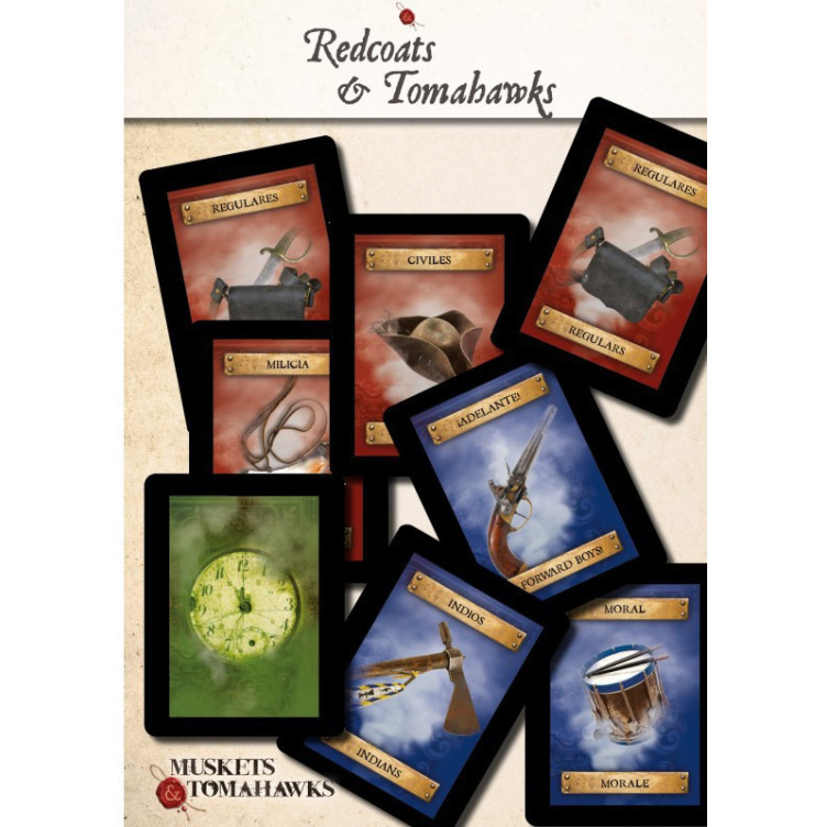 Cartas Redcoats & Tomahawks V2 (castellano)