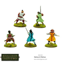 Warlords of Erehwon: Daimyo & retinue