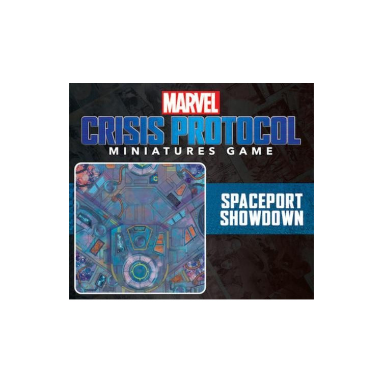 Marvel Crisis Protocol Spaceport Showdown Game Mat