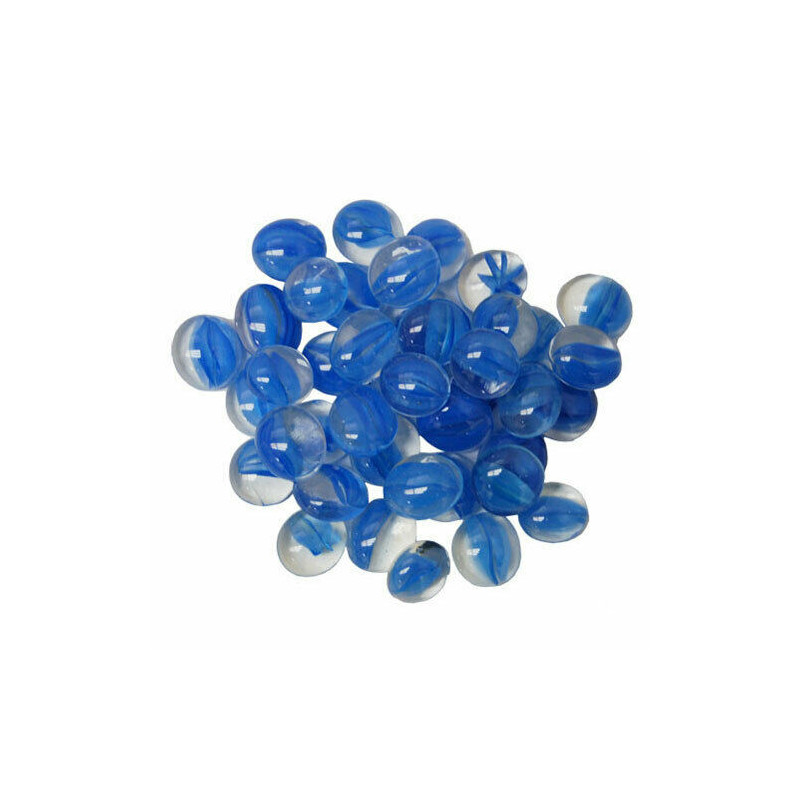 Gaming Glass Stones in Tube: Iridized Dark Blue (40)