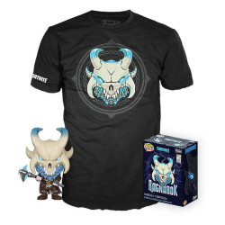 Fortnite POP! & Tee Set de Minifigura y Camiseta Ragnarok - L