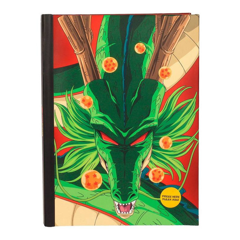 Libreta con Luz Shenron Dragon Ball Z