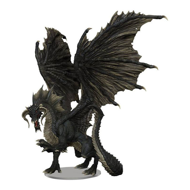 D&D Icons of the Realms: Adult Black Dragon