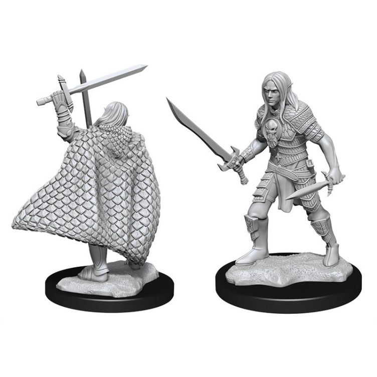 Pathfinder Battles: Elf Fighter Male