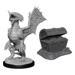 D&D Nolzur's M. Bronze Dragon Wyrmling & Pile of Sea found Treas