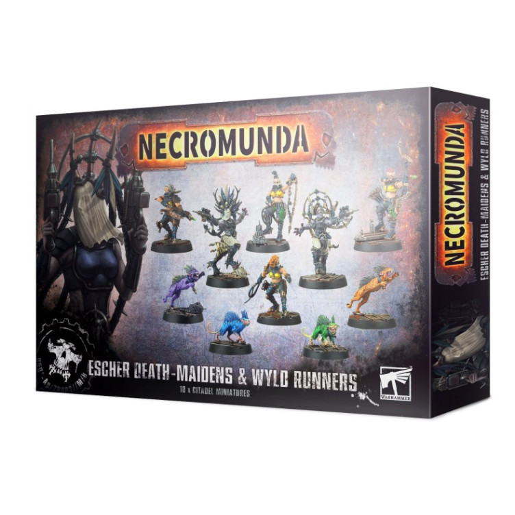 Necromunda: Death-maidens y Wyld Runners de Escher