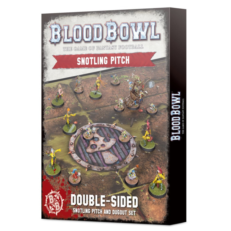 Blood Bowl: Double-sided Snotling Pitch and Dugout Set