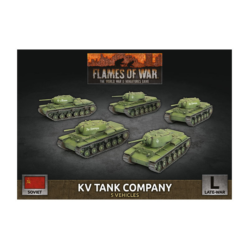 KV-8 Flame-Tank Company (x5 Plastic)