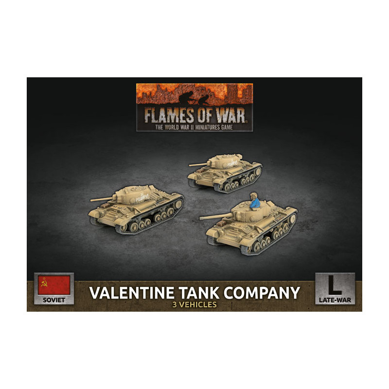 Valentine Tank Company (x3 Plastic)