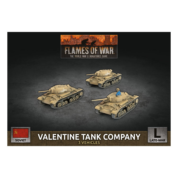 Valentine Tank Company (x3 Plastic)