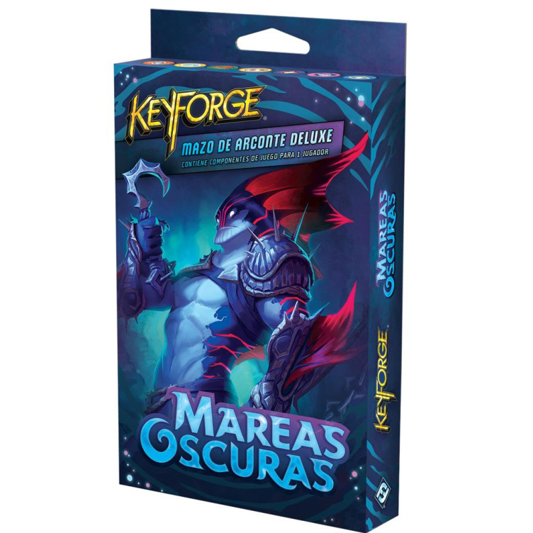 Keyforge Mareas Oscuras Mazo Deluxe