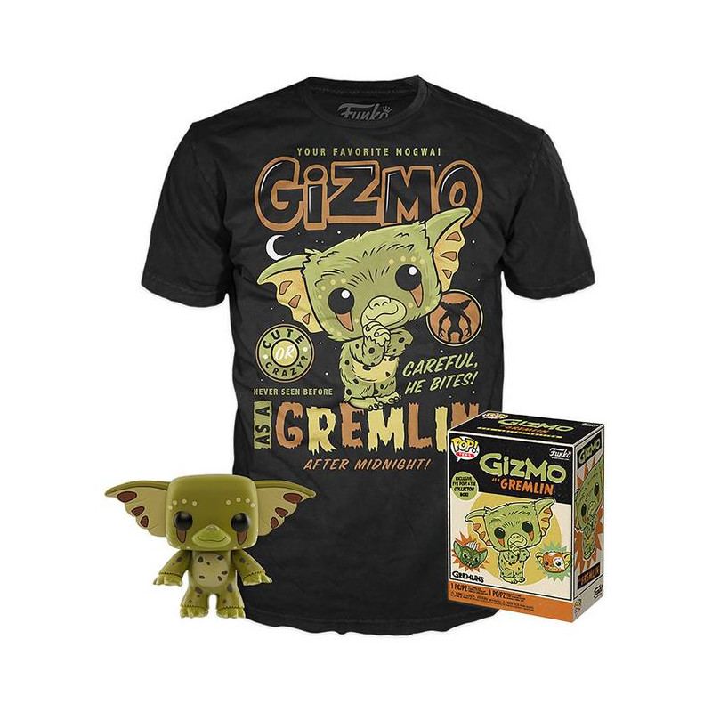 Gremlins POP! & Tee Set de Minifigura y Camiseta Gizmo Excl. - X