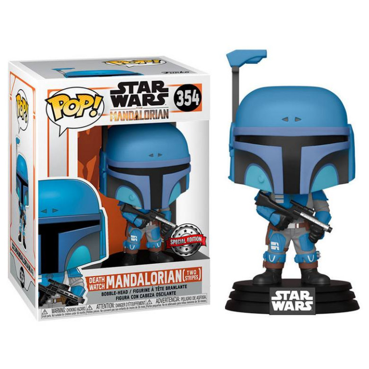 Star Wars POP! The Mandalorian Flashback Blue Exclusive