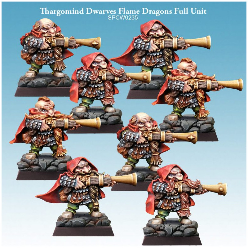 Thargomind Dwarves Flame Dragons Full Unit