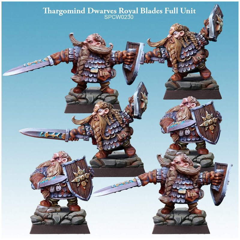 Thargomind Dwarves Royal Blades Full Unit