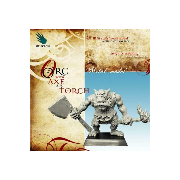 Orc with Axe and Torch