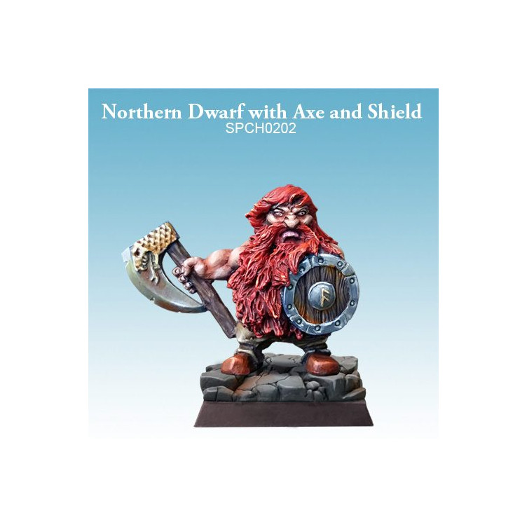 Northern Dwarf with Axe and Shield