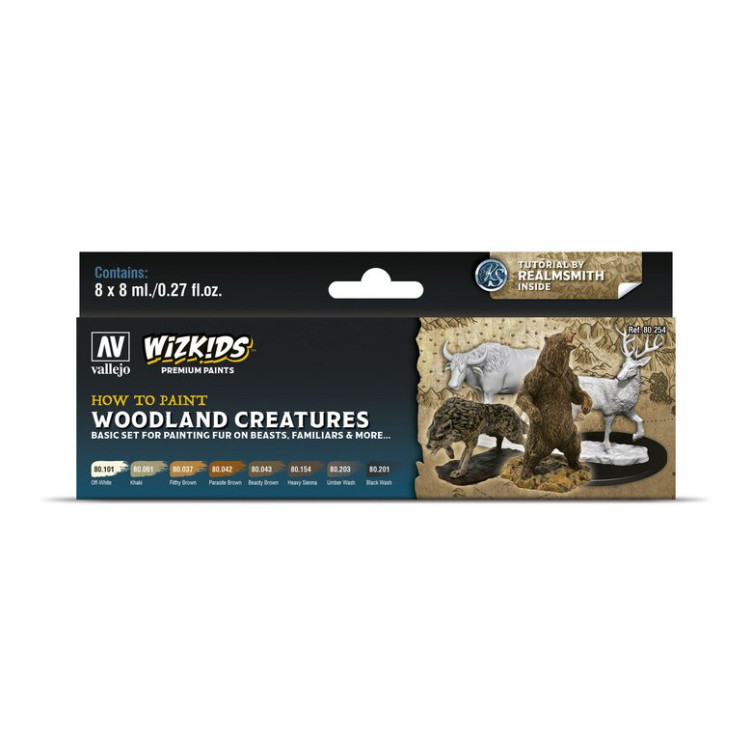 Wizkids Premium set by Vallejo: Woodland creatures