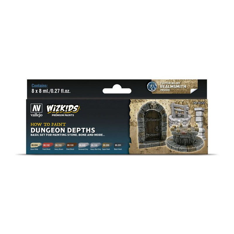 Wizkids Premium set by Vallejo: Dungeon Dephts