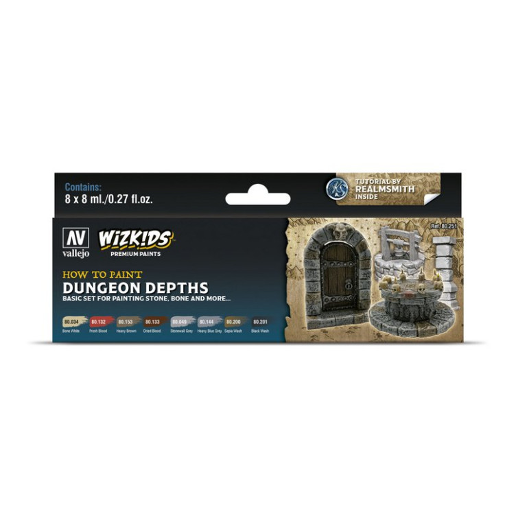 Wizkids Premium set by Vallejo: Dungeon Dephts