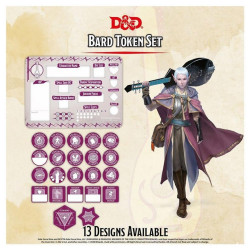 Bard Token Set (Player Board & 22 tokens)