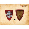 Lion Rampant Shields (12pcs.)