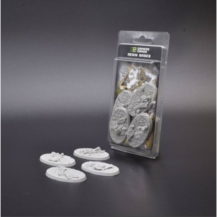 Rocky Fields Resin Bases, Oval 60mm (x4)