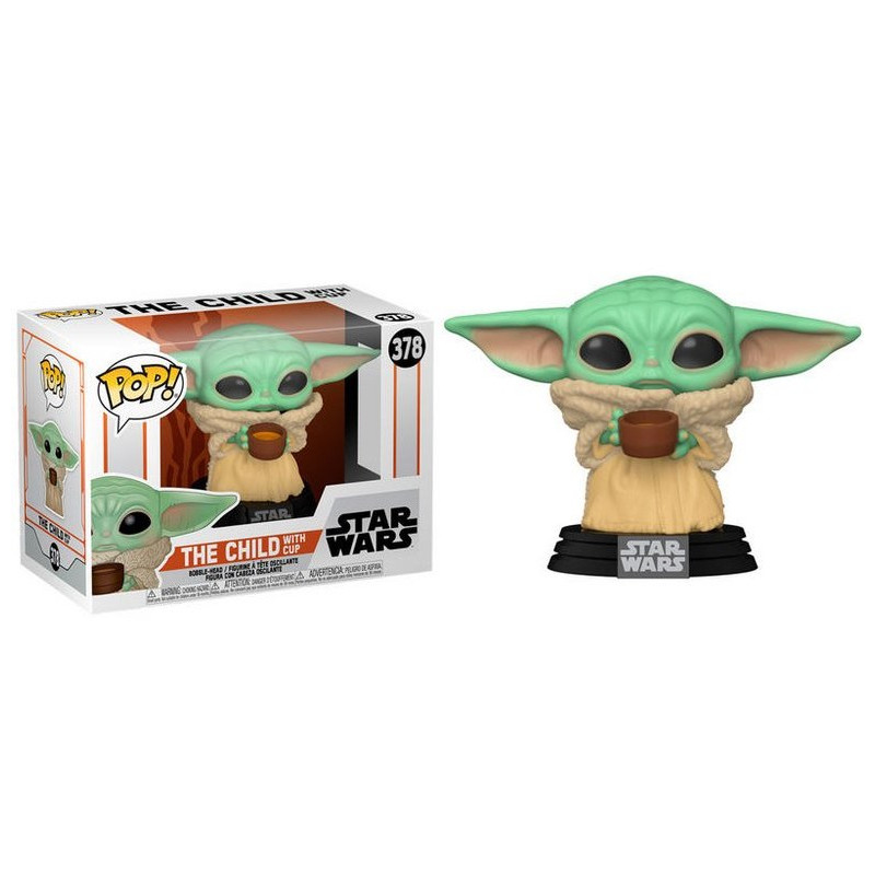 Star Wars POP! Mandalorian The Child with Cup