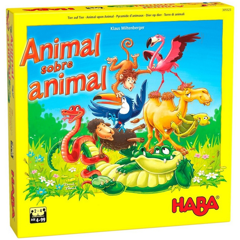 Animal sobre animal: El tambaleante juego de apilar