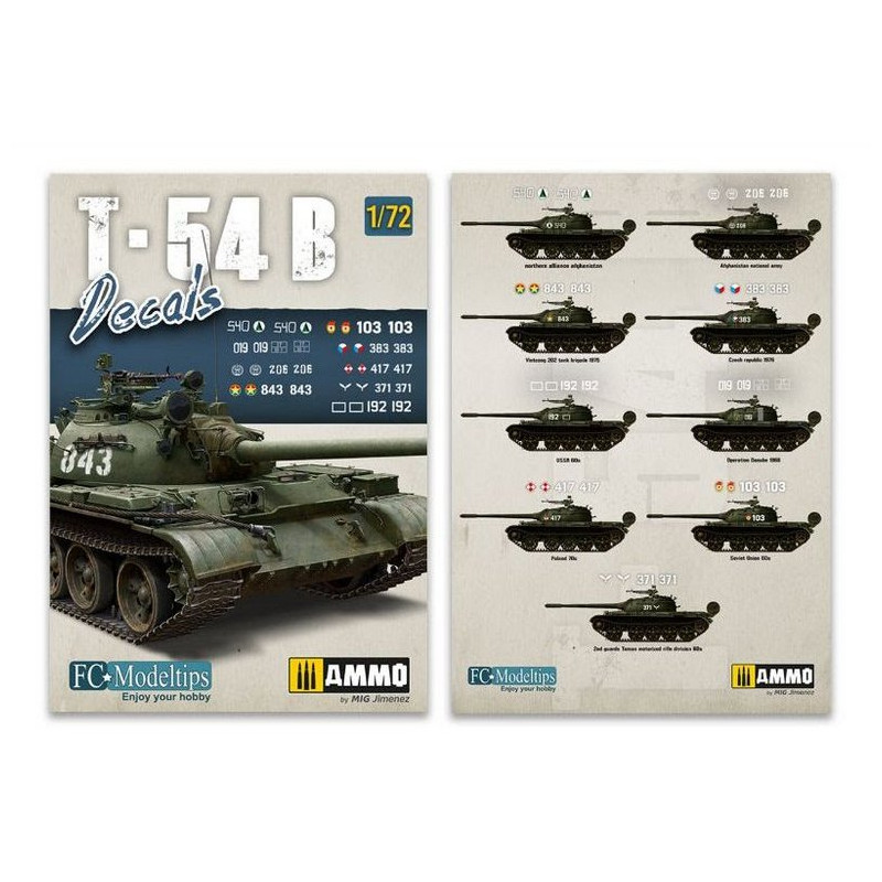 T-54b. Decals 1/72