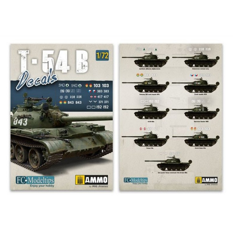 T-54b. Decals 1/72